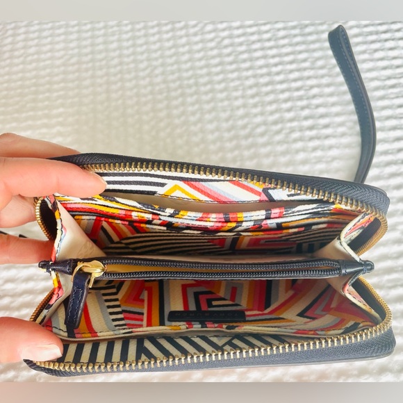 Tory Burch Kerrington T Print Wristlet & Cosmetic Pouch - Picture 5 of 14